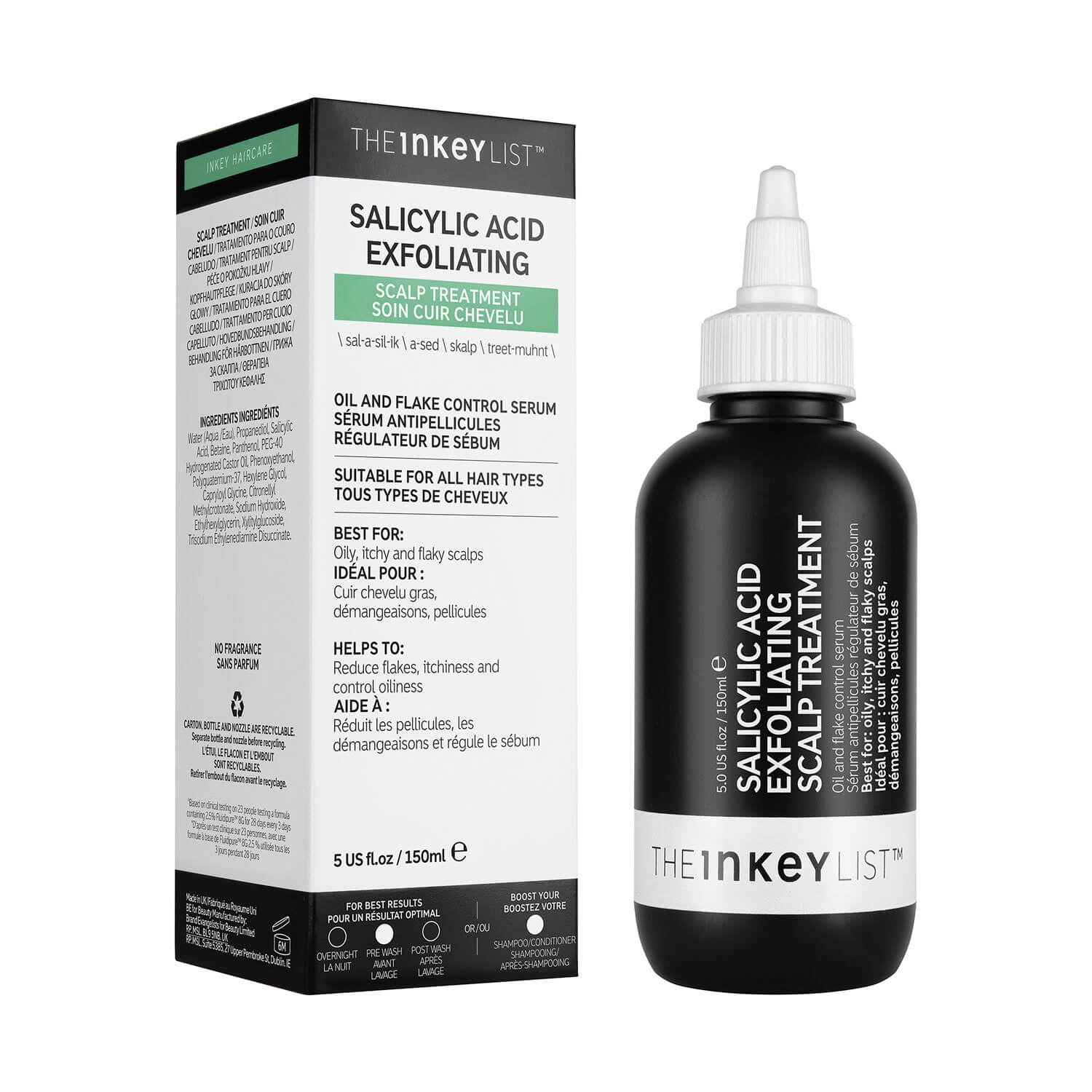 The Inkey List Salicylic Acid Exfoliating Scalp Treatment 150ml 2 Shaws Department Stores