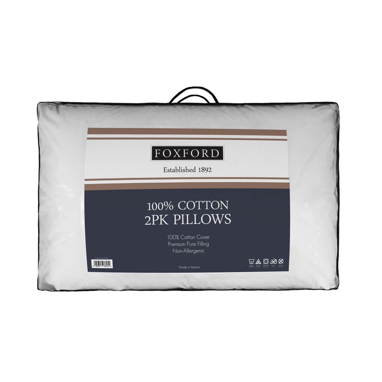 Foxford Luxury Cotton Pillow 2 Pack 1 Shaws Department Stores