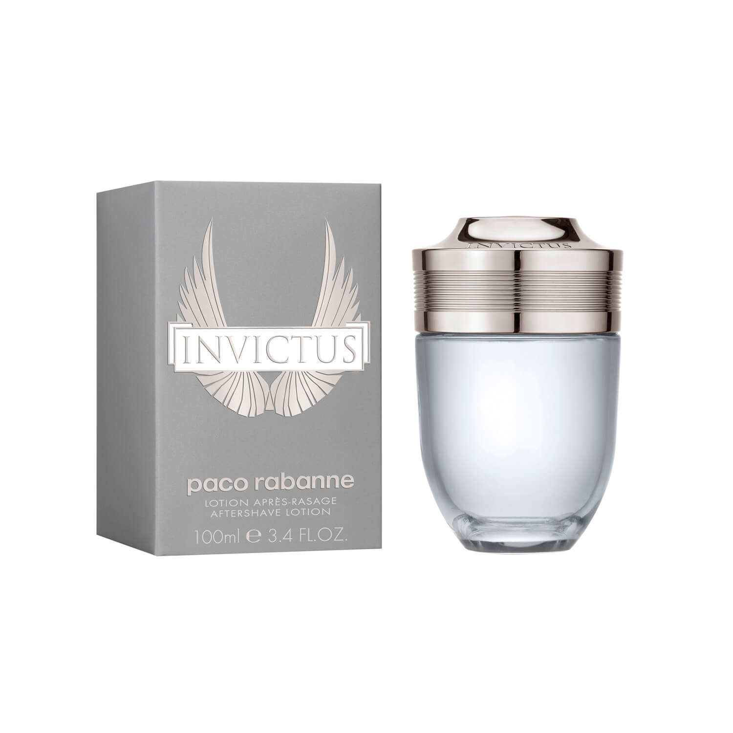 Paco Rabanne Invictus Aftershave Lotion - 100ml 1 Shaws Department Stores