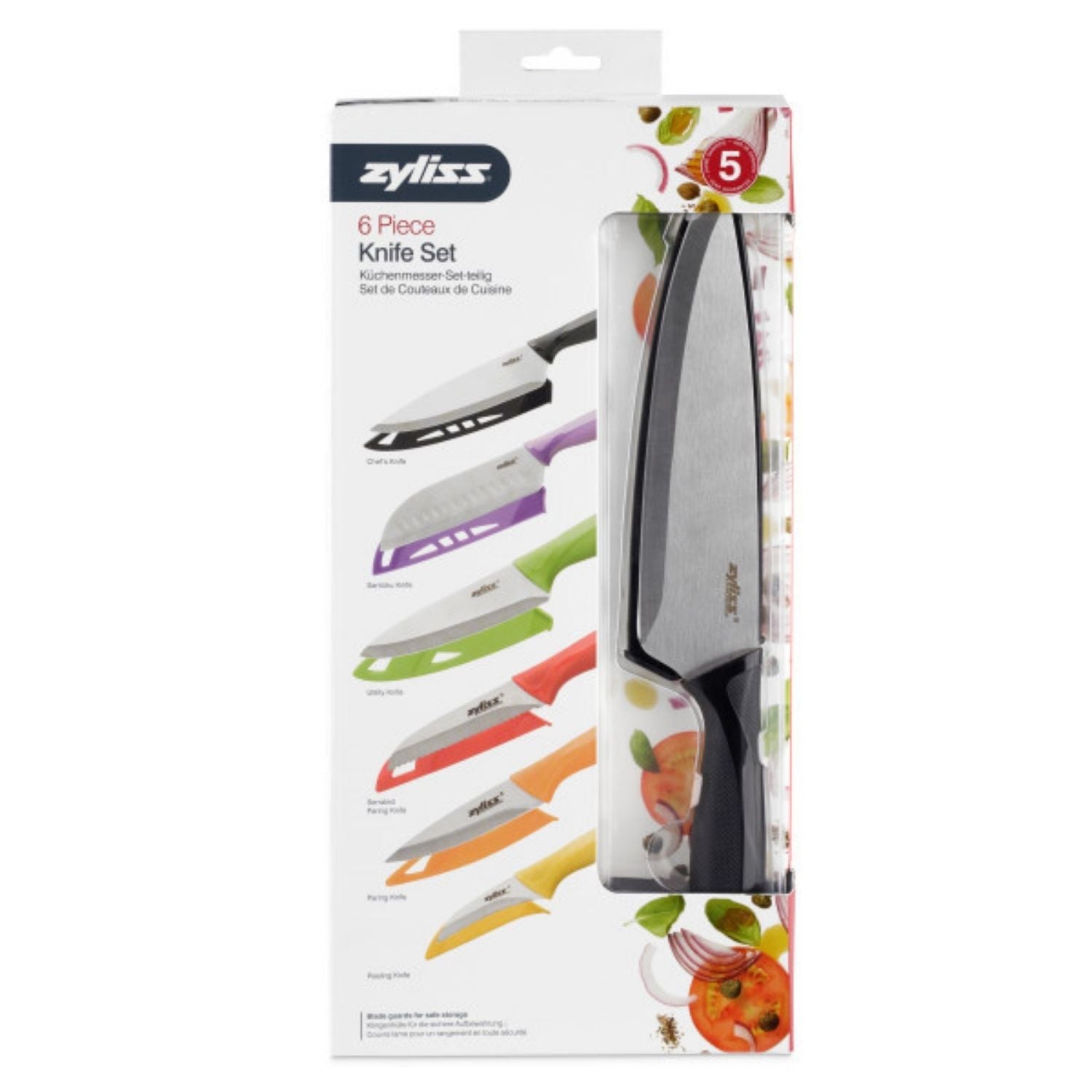 Zyliss 6 Piece Knife Set 2 Shaws Department Stores