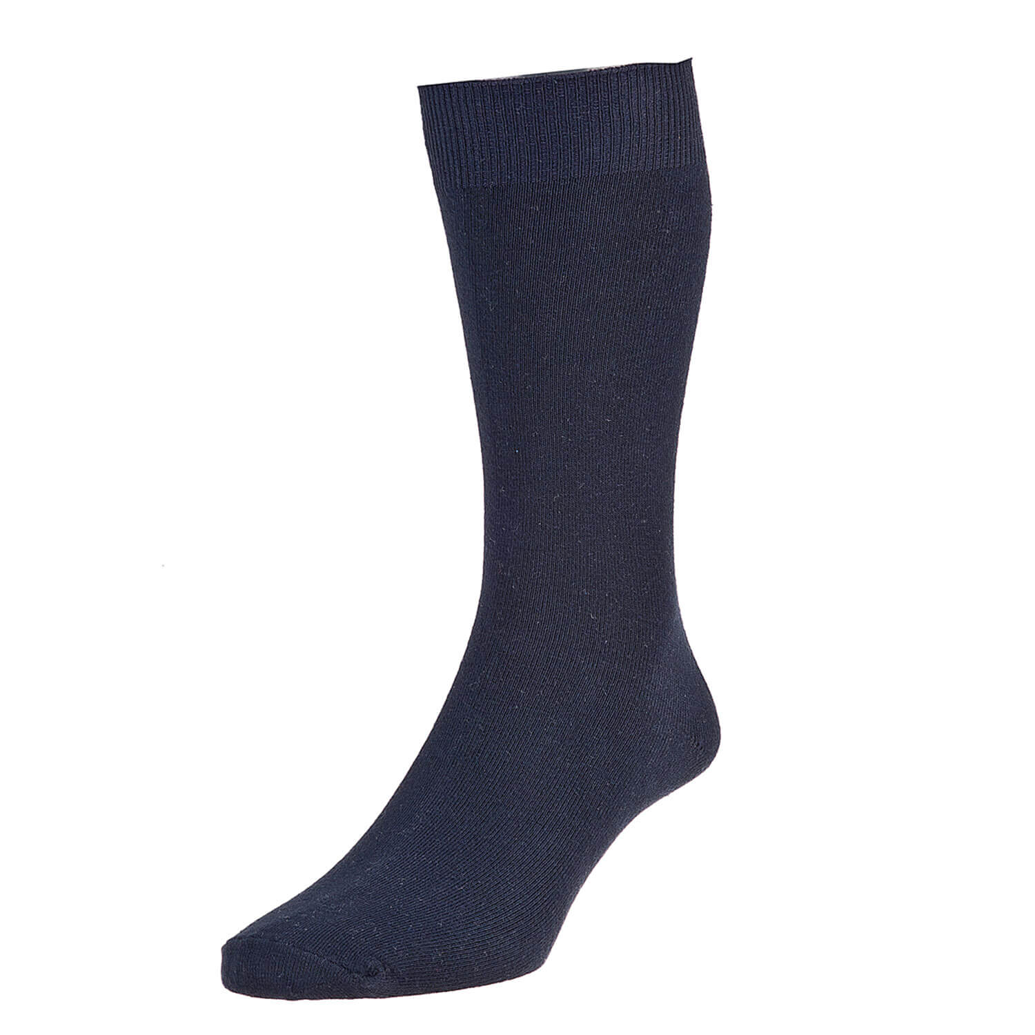Hj Hall Executive Cotton Socks 3 Piece - Navy 1 Shaws Department Stores