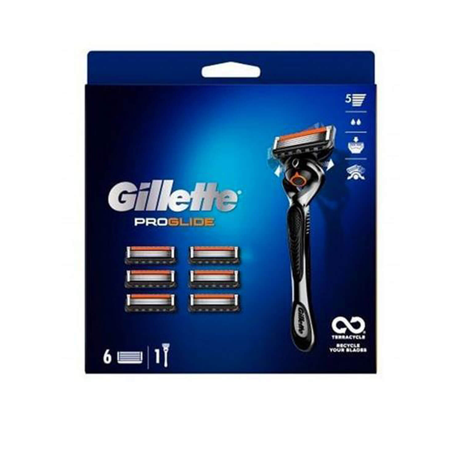 Gillette ProGlide Handle Plus 7 Blades 1 Shaws Department Stores