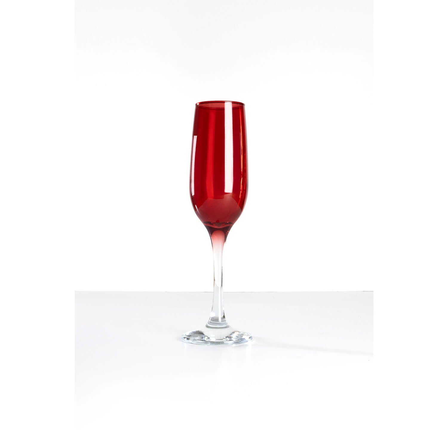 Killarney Crystal Red Champagne Glass Set of 4 7 Shaws Department Stores