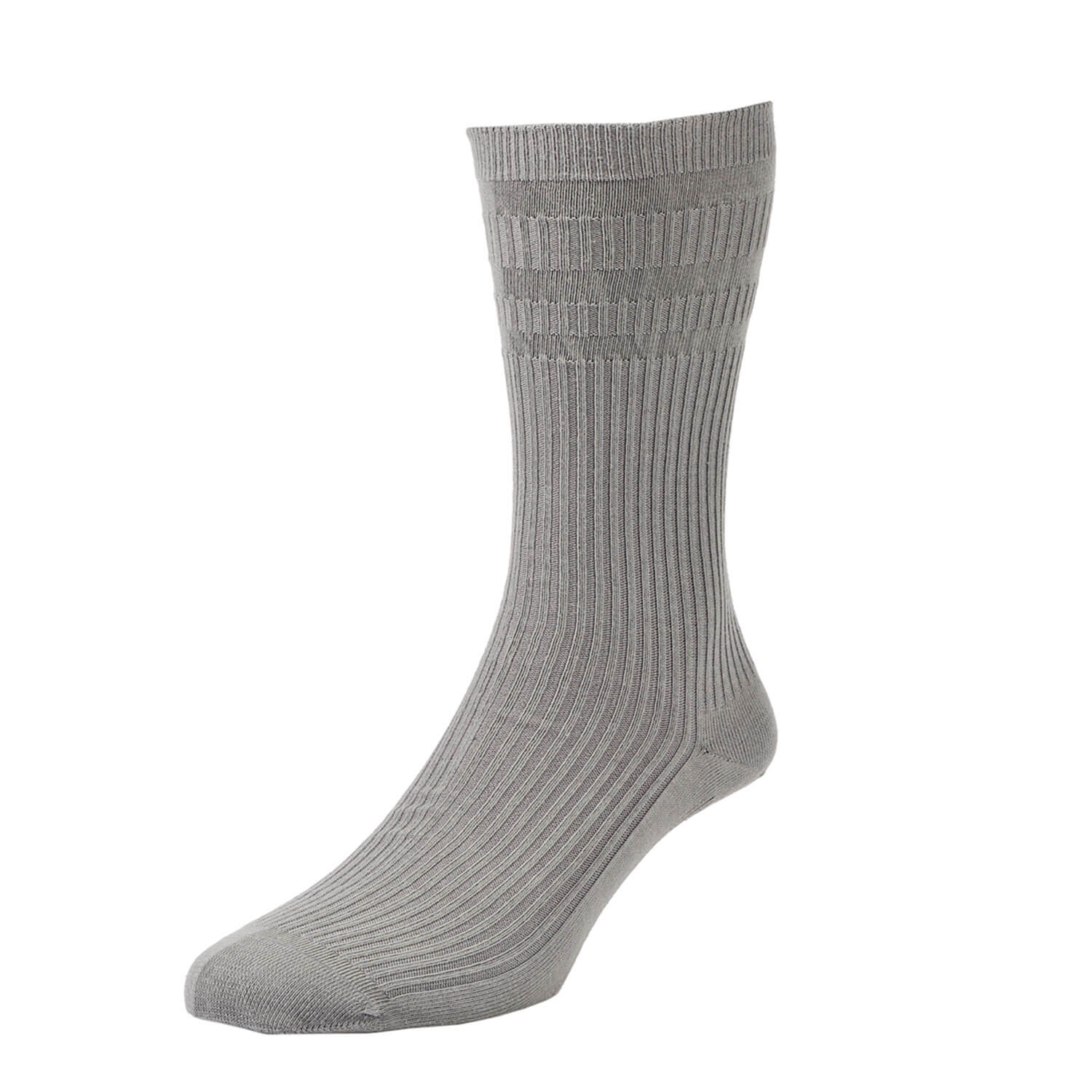 Hj Hall Softop Cotton Rich Diabetic Socks- Grey 1 Shaws Department Stores