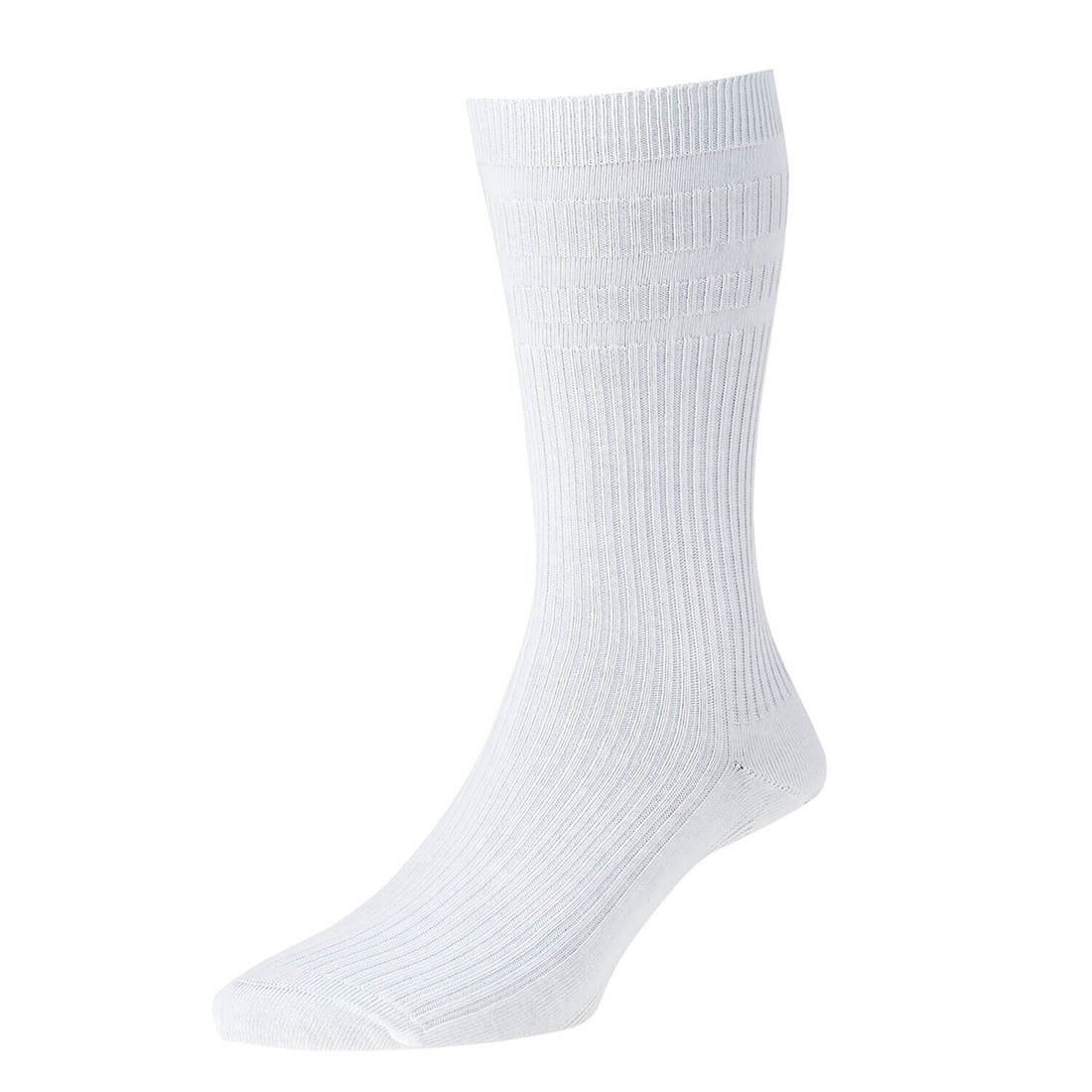 HJ Hall Diabetic Socks - Cotton Rich, Non-Restrictive, Cushioned For Men (1 Pair, All Seasons)