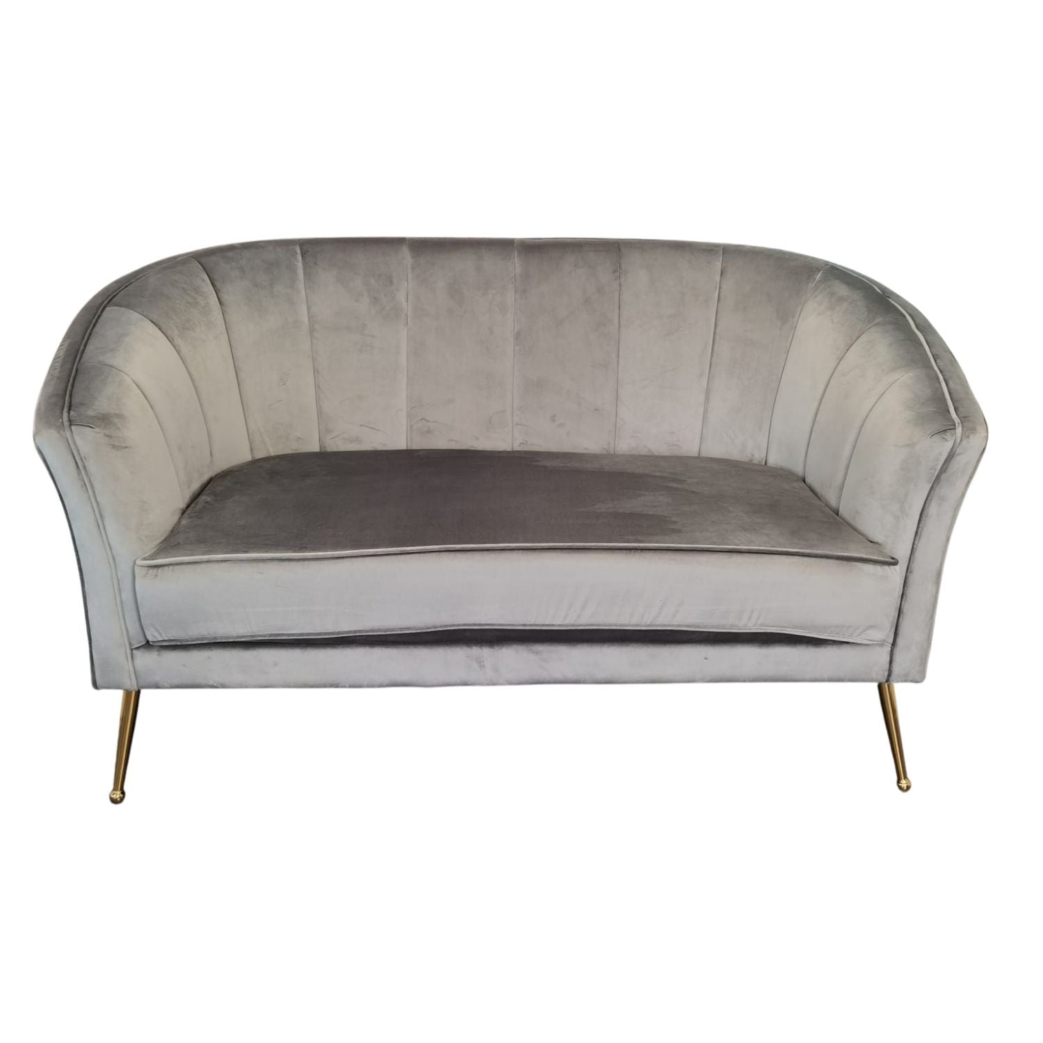 The Home Living Room 2 Seater Sofa - Grey 1 Shaws Department Stores