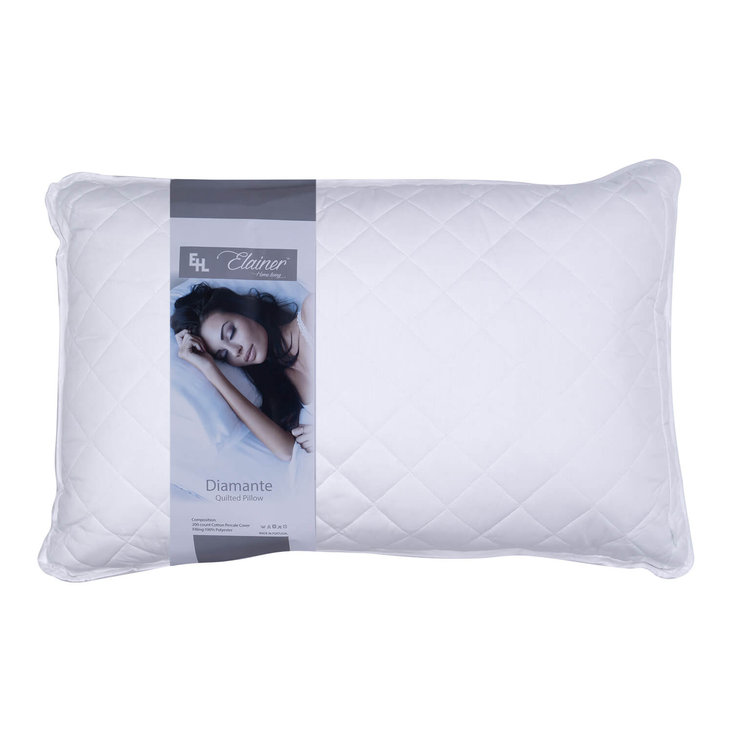 Diamante Quilted Pillow