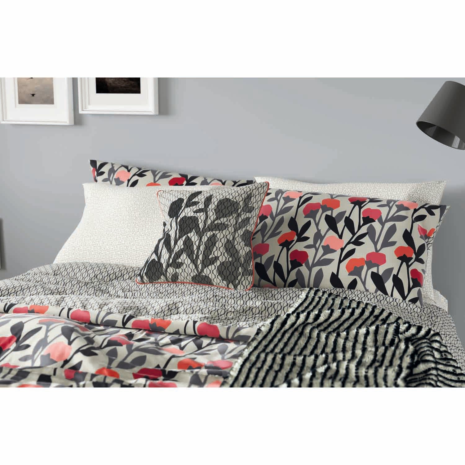  Helena Springfield Ava Duvet Cover Set - Stone &amp; Charcoal 2 Shaws Department Stores