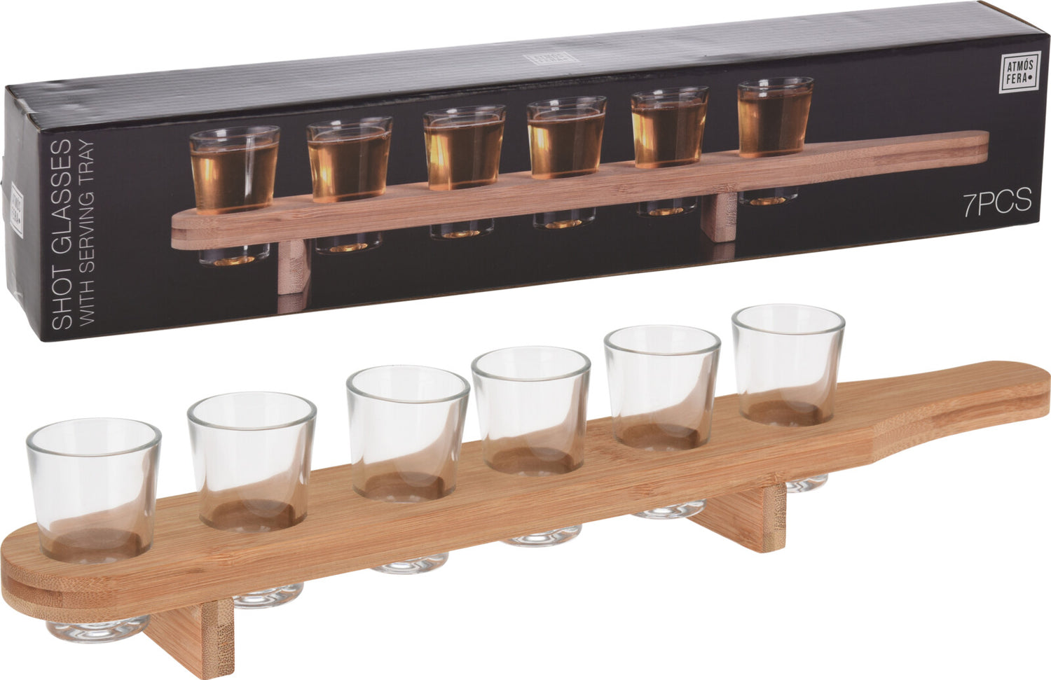 The Home Kitchen Shot Glass Set With Serving Tray 1 Shaws Department Stores
