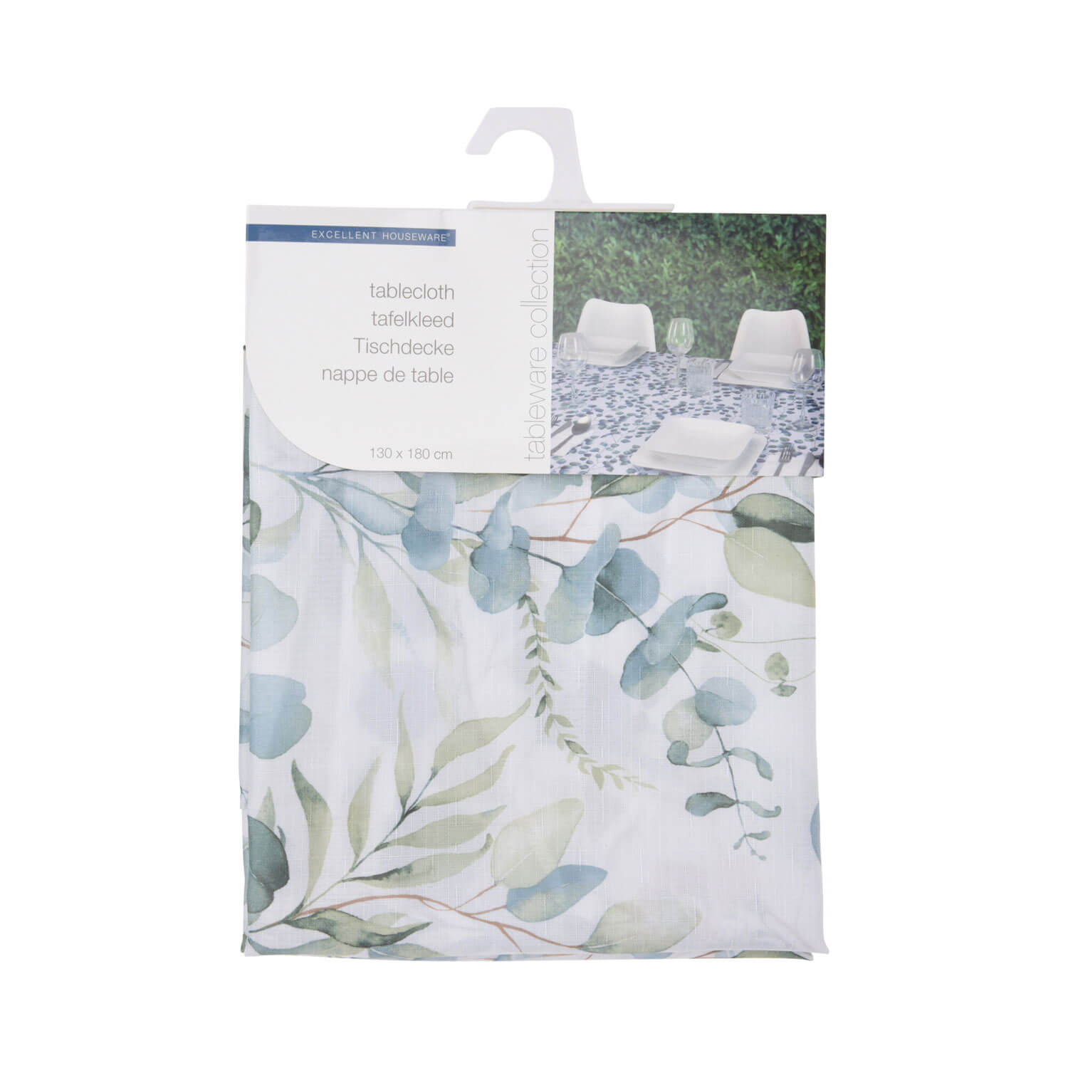 The Home Kitchen Watercolour Foliage Tablecloth 1 Shaws Department Stores