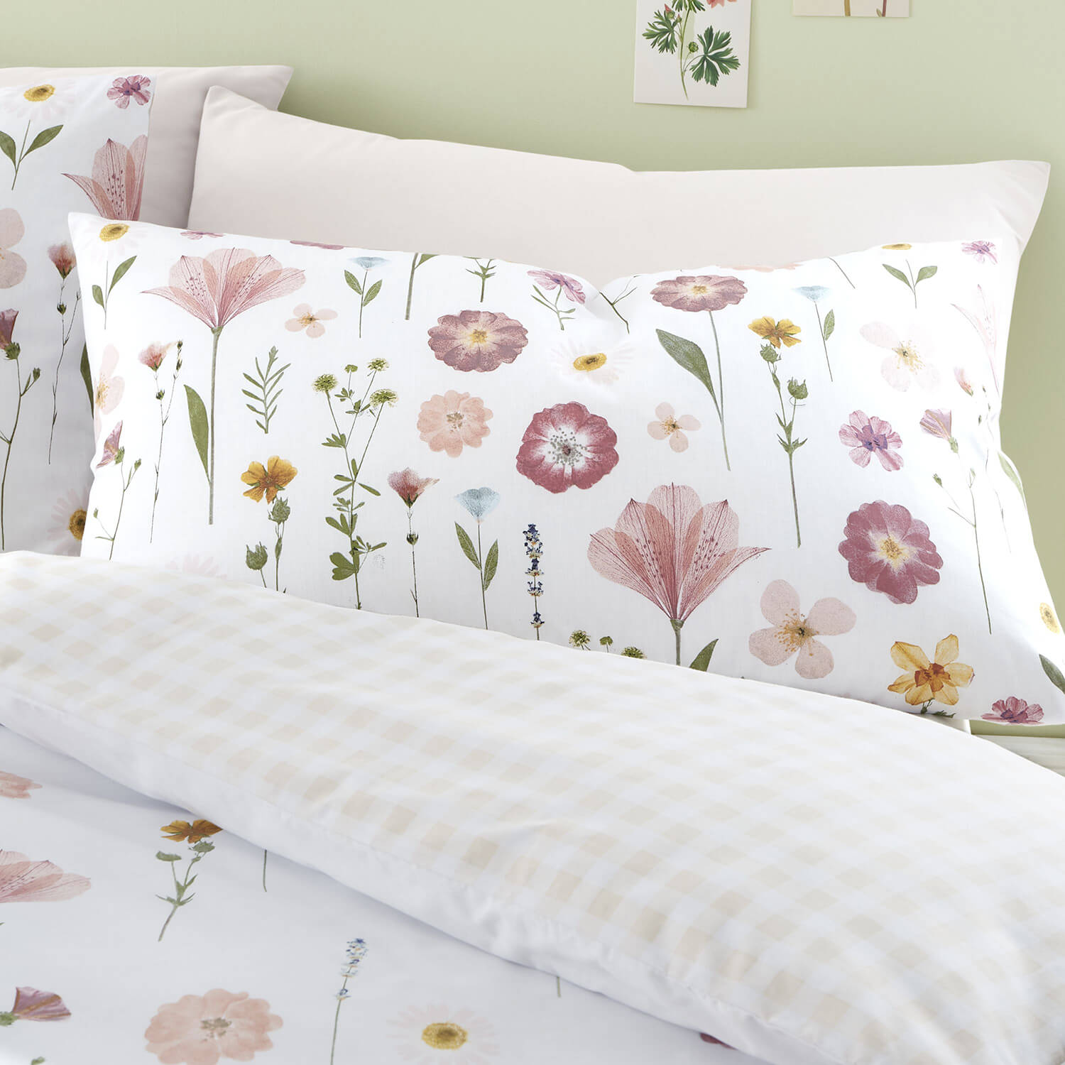  Catherine Lansfield Wild Flowers Easy Care Duvet Cover Set 2 Shaws Department Stores