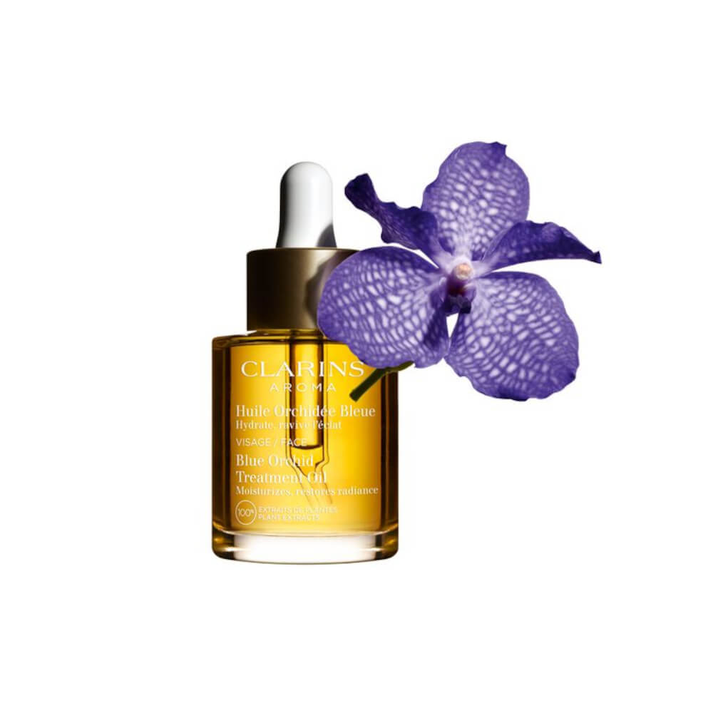 Clarins Blue Orchid Face Treatment Oil - 30ml 3 Shaws Department Stores