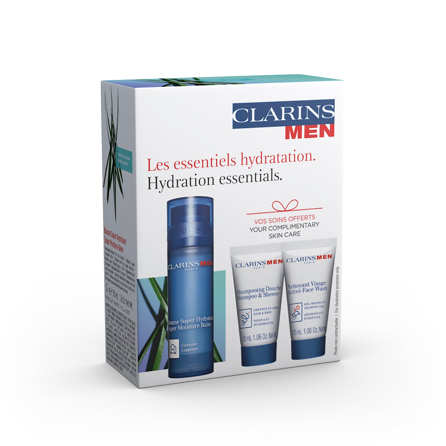 Clarins Hydration Essentials Gift Set for Men 1 Shaws Department Stores