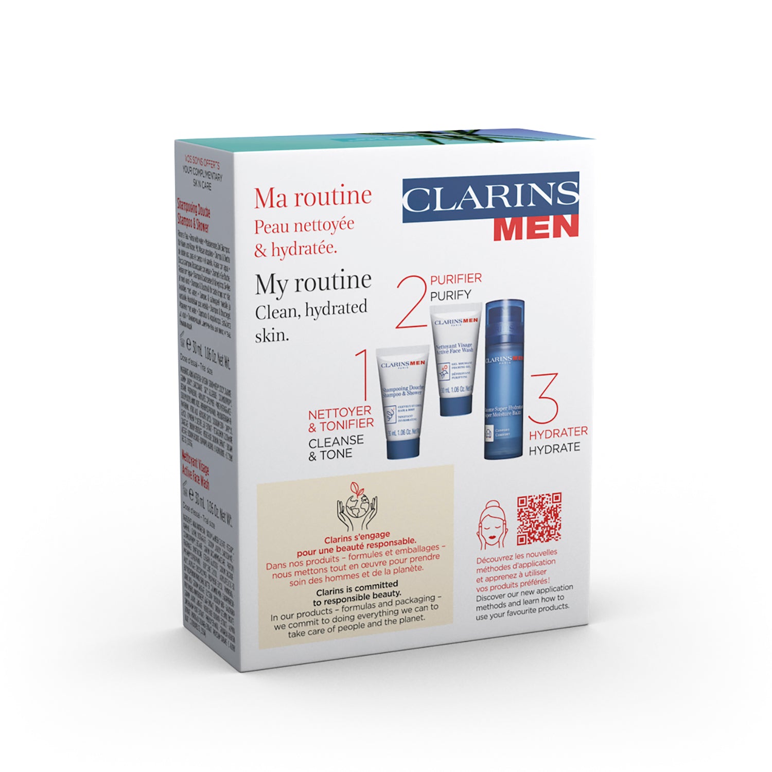 Clarins Hydration Essentials Gift Set for Men 2 Shaws Department Stores