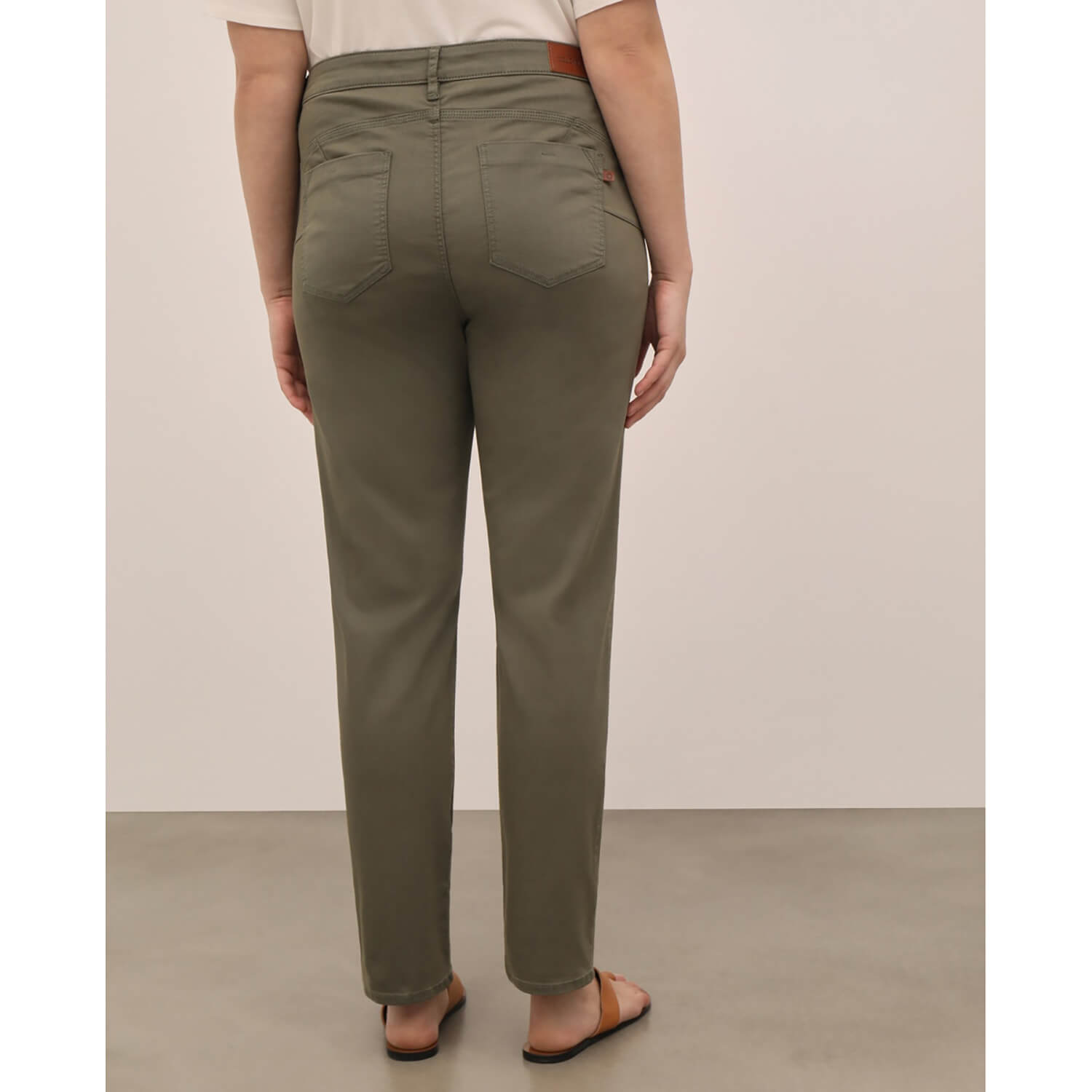 Couchel Straight Leg Pants - Green 3 Shaws Department Stores