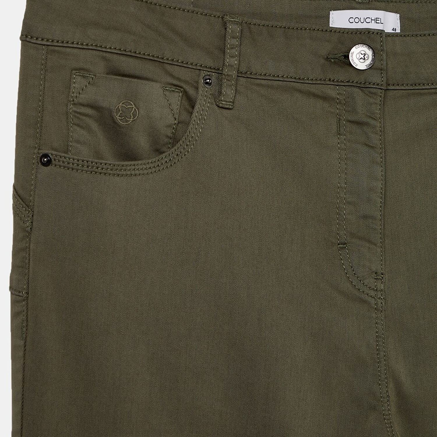 Couchel Straight Leg Pants - Green 4 Shaws Department Stores