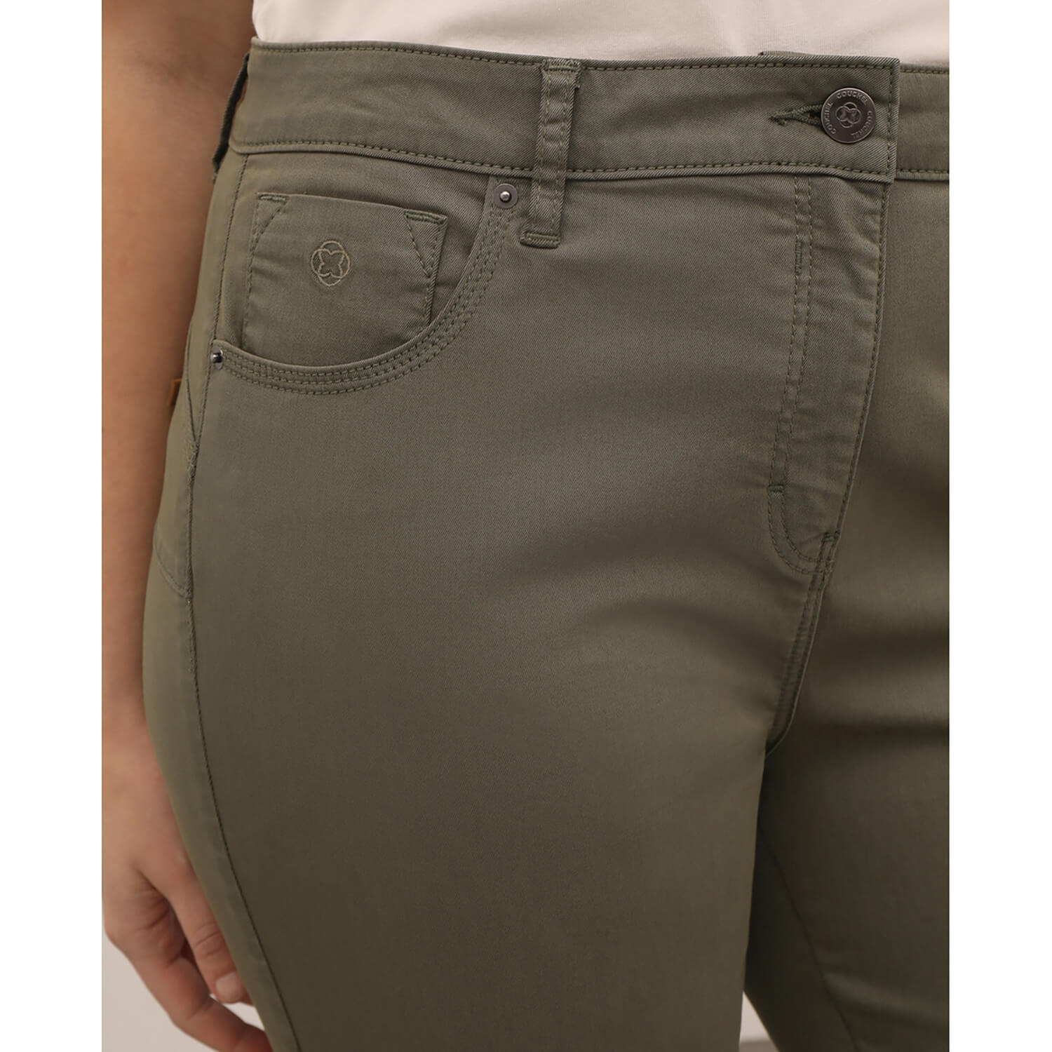 Couchel Straight Leg Pants - Green 2 Shaws Department Stores