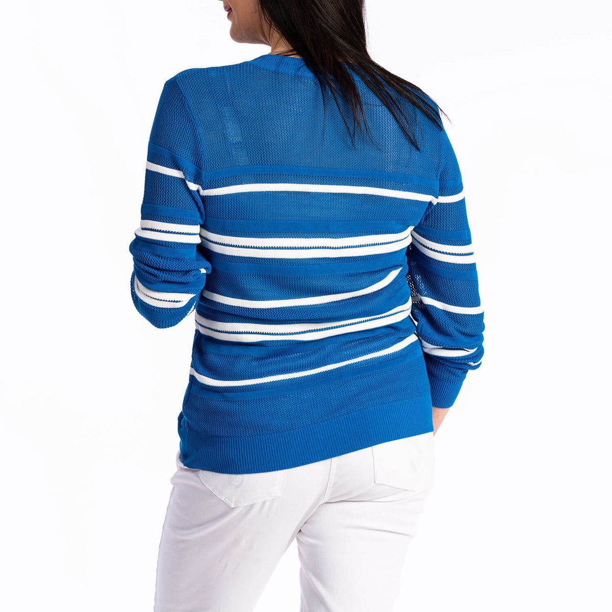 Stripe Airtex Sweater