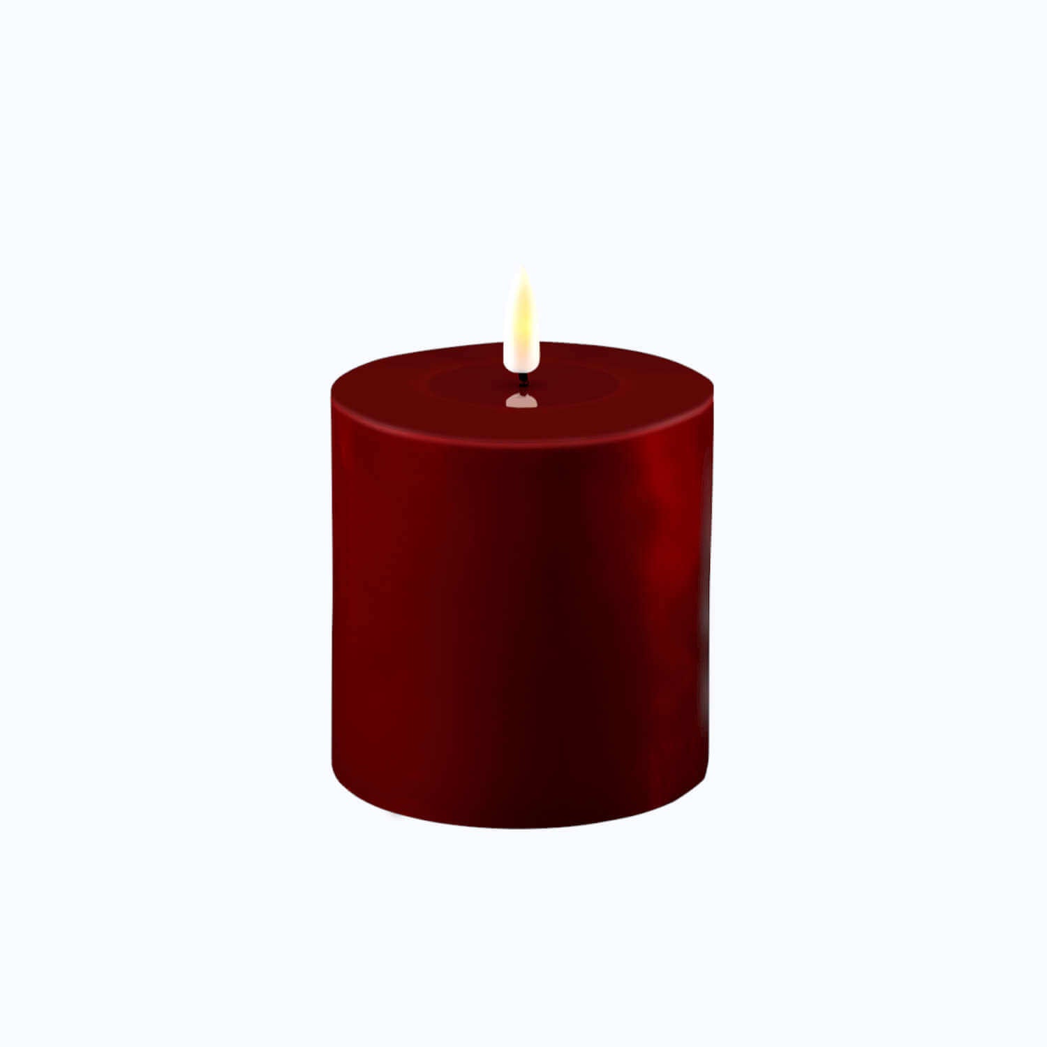 Deluxe Candles LED Candle - Red 1 Shaws Department Stores