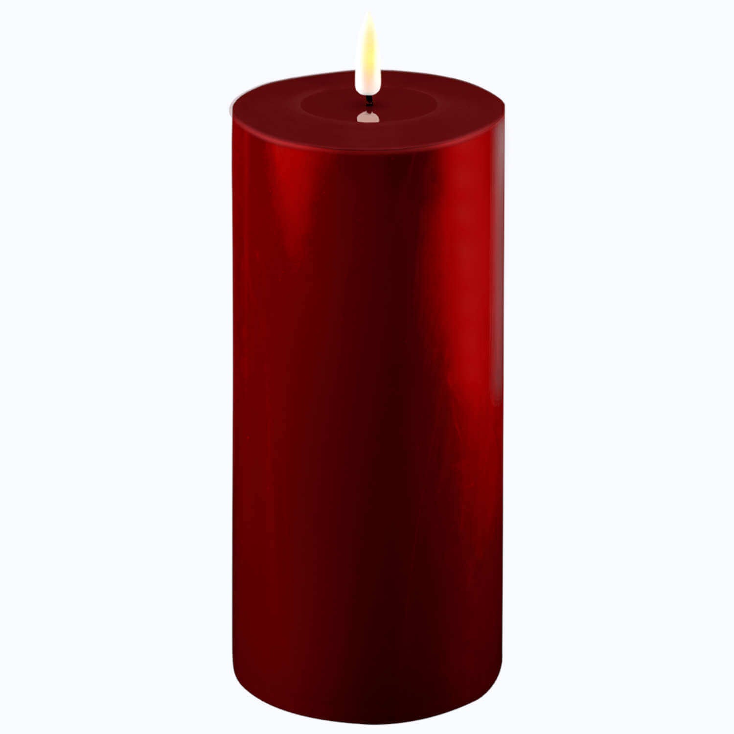 Deluxe Candles LED Candle - Red 1 Shaws Department Stores