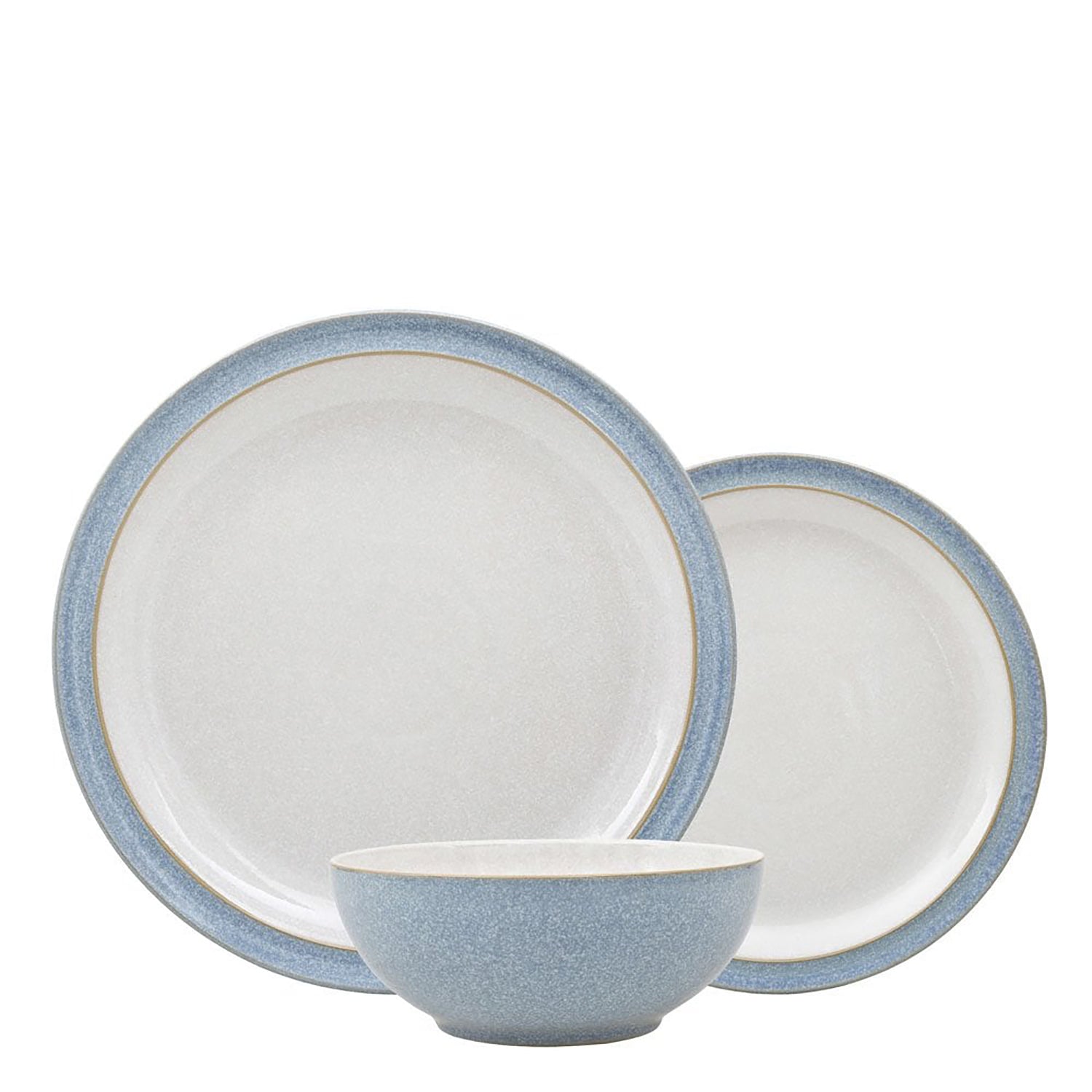 Denby Elements 12 Piece Tablewear Set - Blue 1 Shaws Department Stores