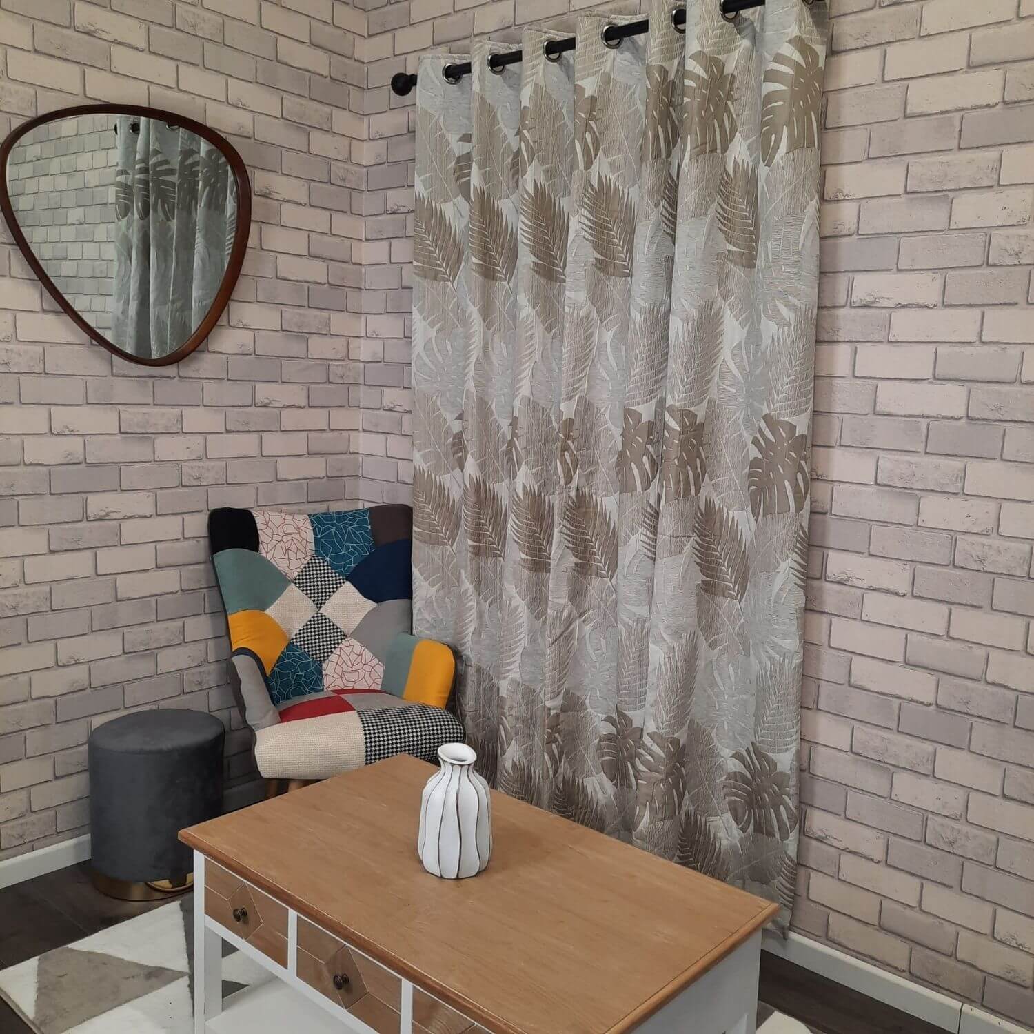 The Home Collection Durban Curtains - 90x90&