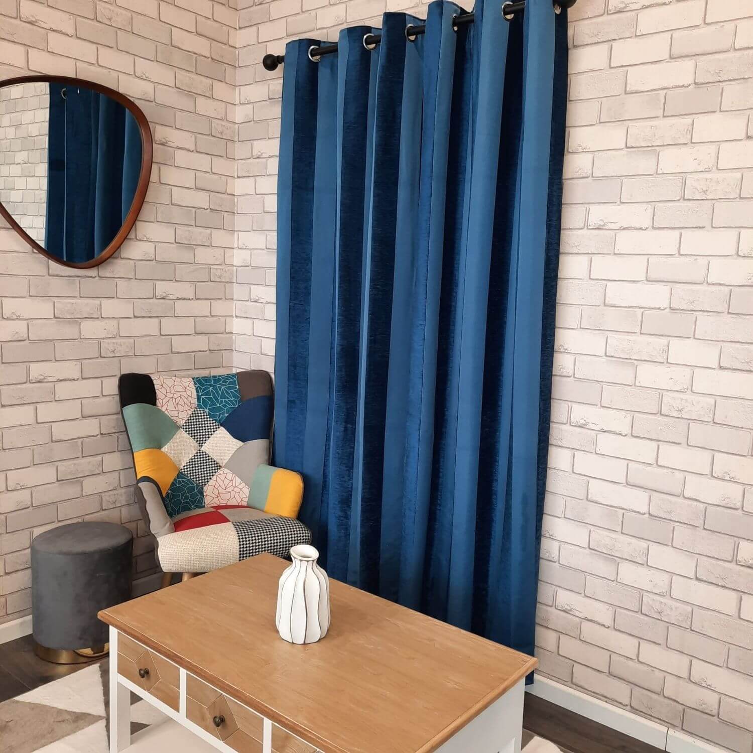 The Home Collection Microfibre Lined Curtains - 90x90&