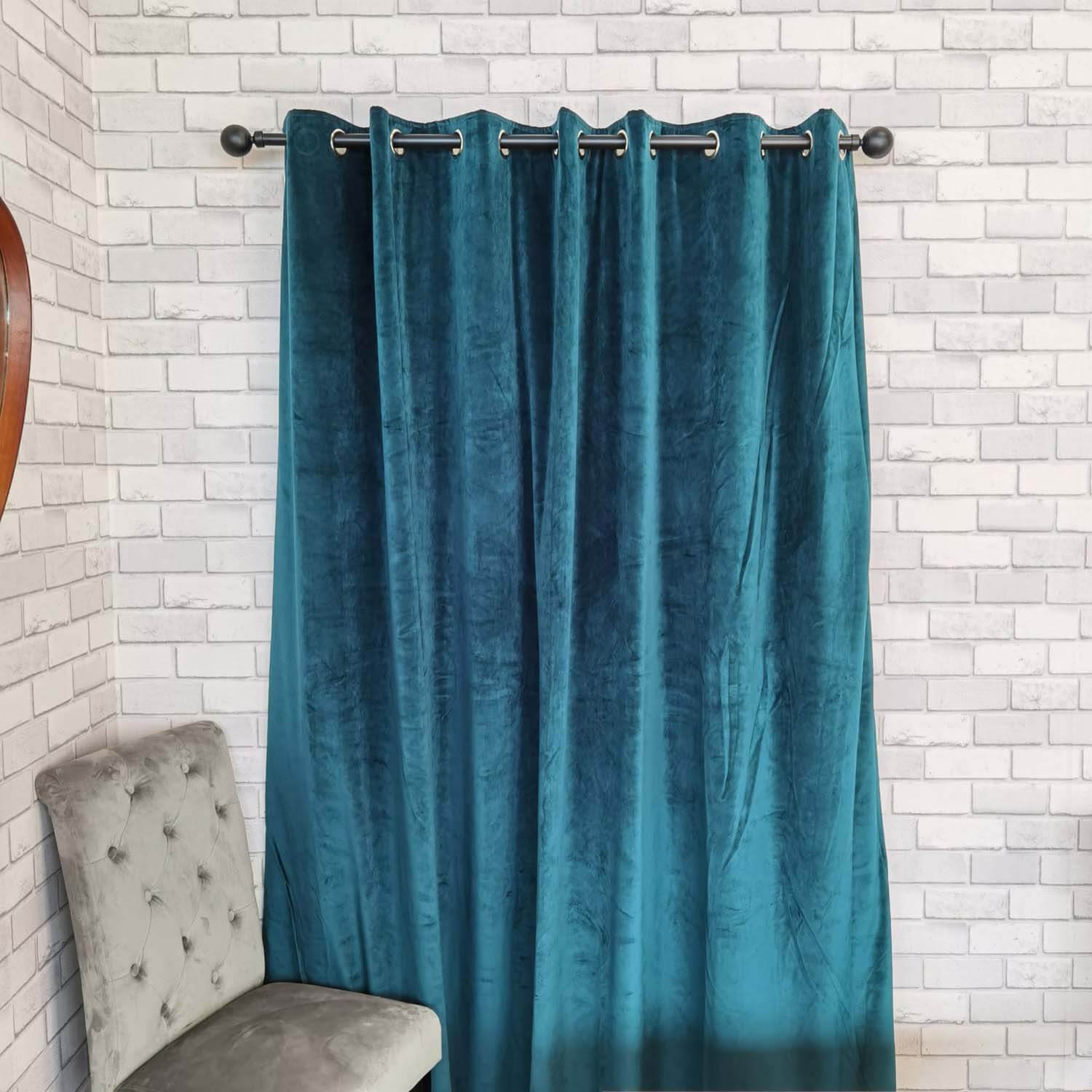 The Home Collection Elegance Readymade Interlined Curtains - Marine 1 Shaws Department Stores