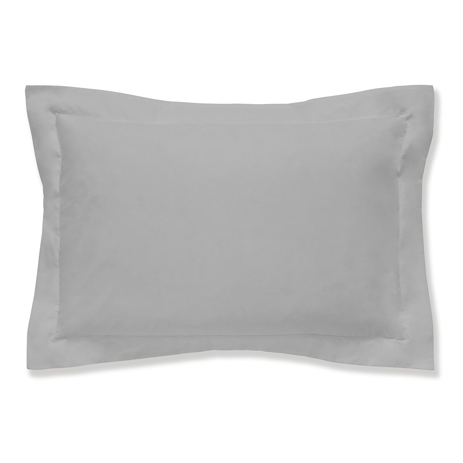 Bianca Fine Linens Oxford Pillowcase - Silver 1 Shaws Department Stores