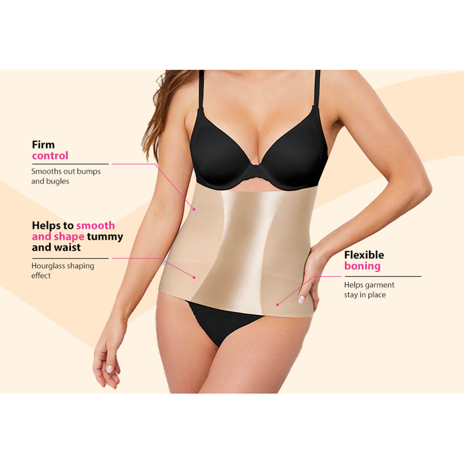 Maidenform Ultimate Slimmer Waist Nipper 3 Shaws Department Stores