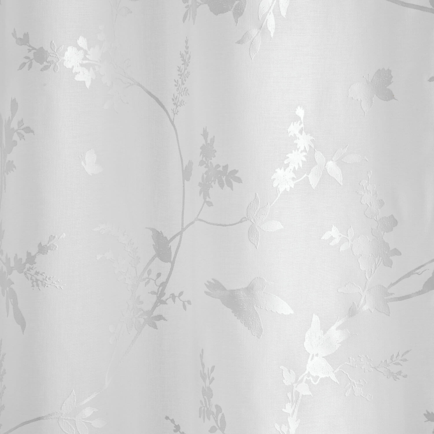 The Home Collection Flora Printed Voile Curtains - 140x137 2 Shaws Department Stores