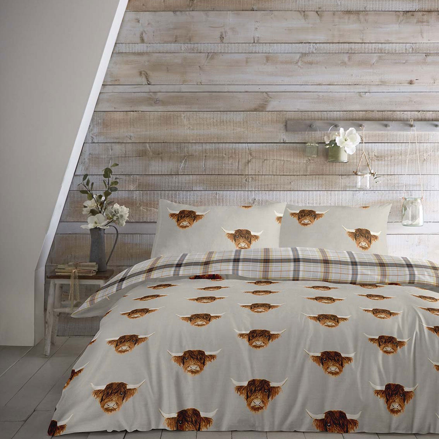  Fusion Highland Cow Duvet Cover Set 1 Shaws Department Stores