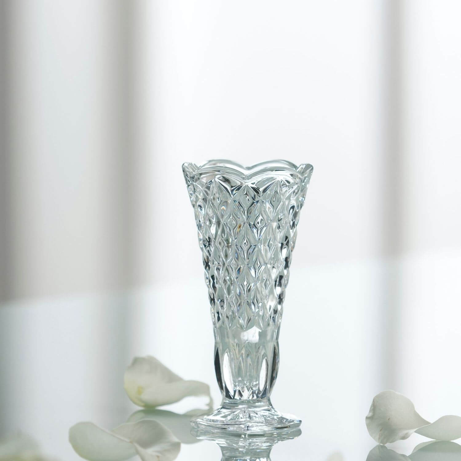 Galway Crystal Ashford Bud Vase 5&quot; 1 Shaws Department Stores