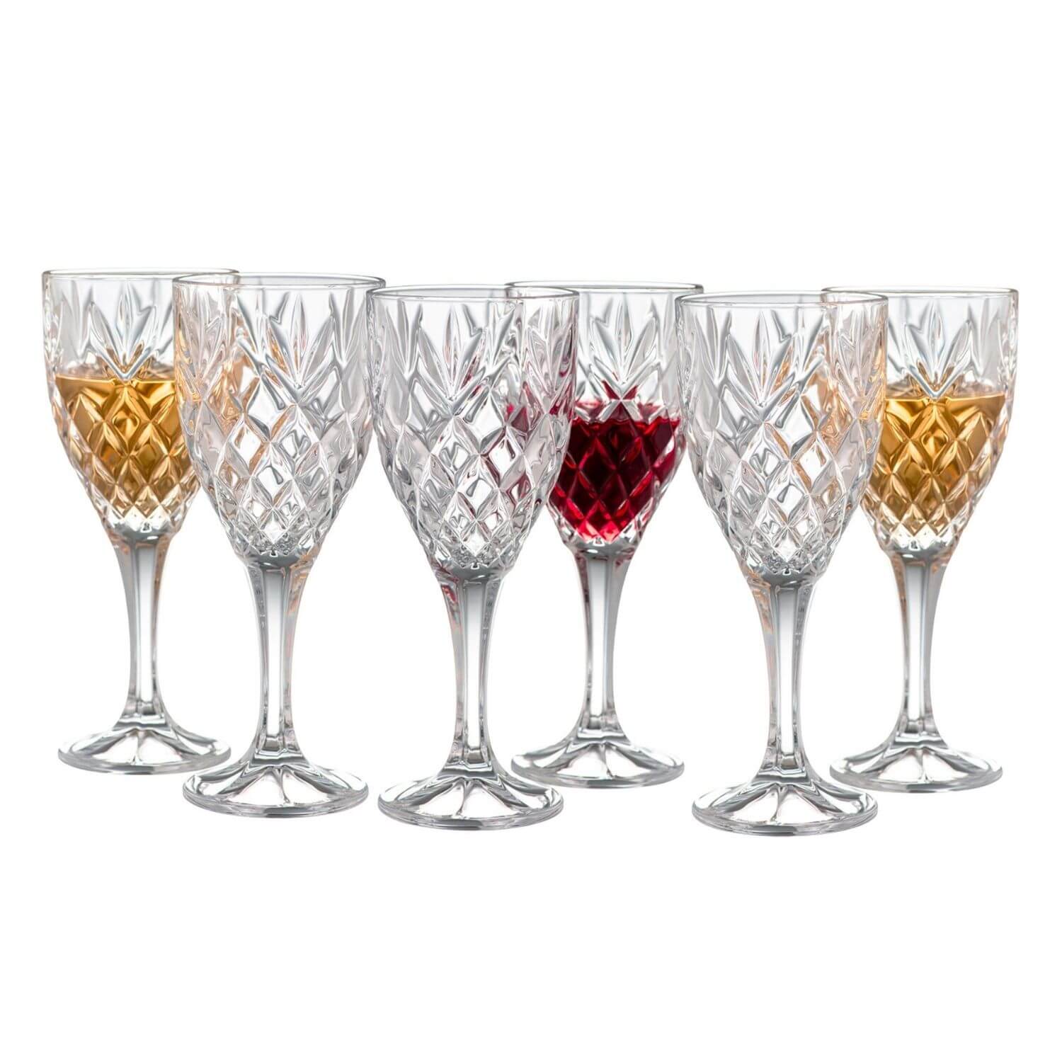 Galway Crystal Renmore Set of 6 Goblets 1 Shaws Department Stores