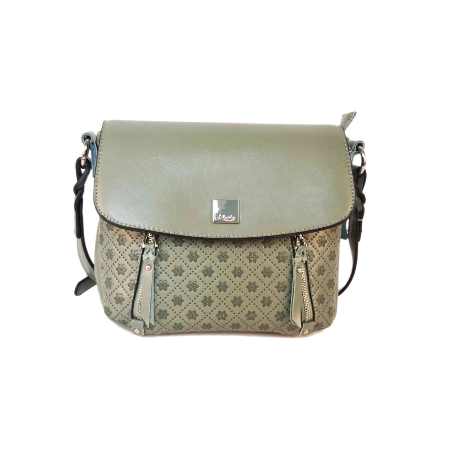 Gionni Valerian Flapover Crossbody Handbag - Mint 1 Shaws Department Stores