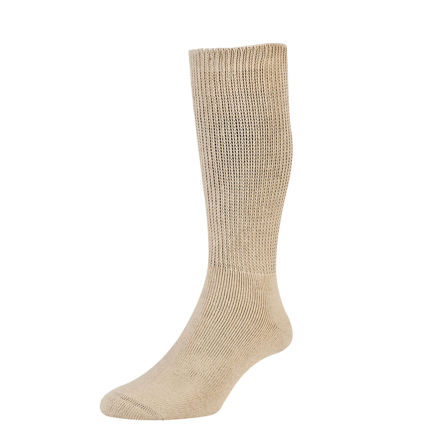Hj Hall Cotton Diabetic Socks - Oatmeal 1 Shaws Department Stores