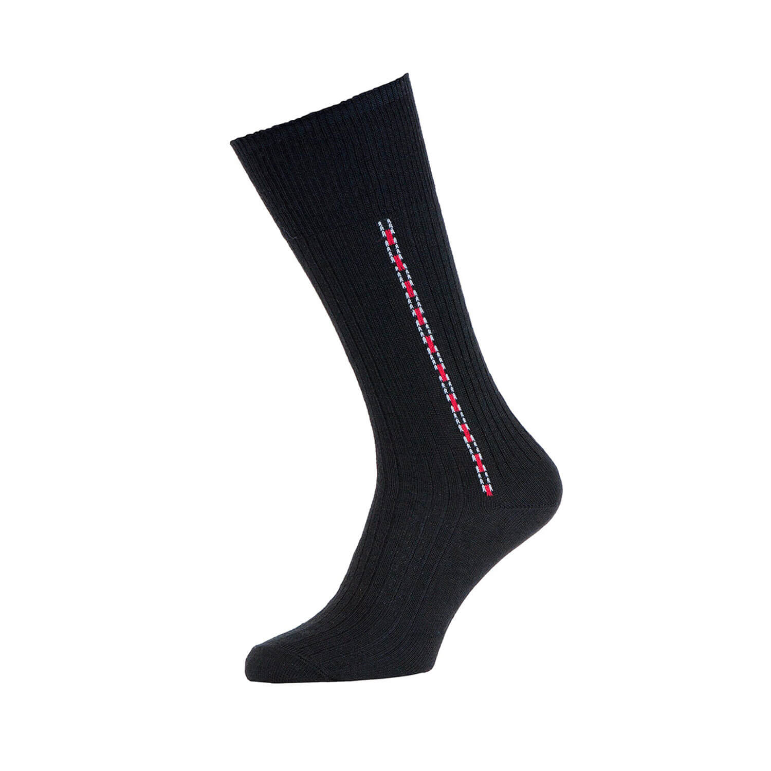 Hj Hall Fancy Half Hose Socks - Black 1 Shaws Department Stores