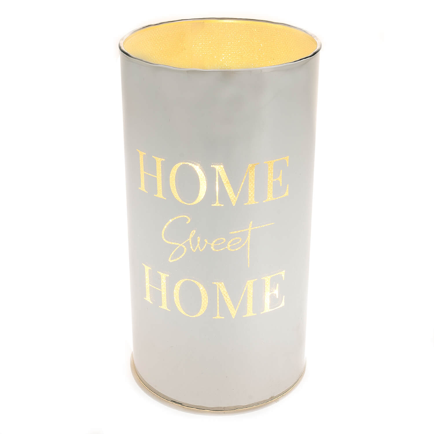 Hestia Home Sweet Home Touch Lamp - Silver 1 Shaws Department Stores