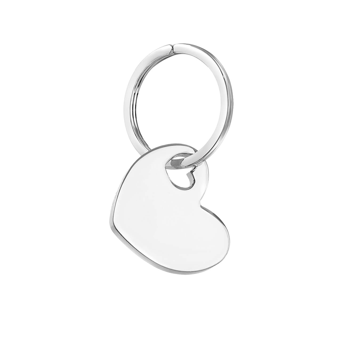Newbridge Silverware Silverplate Solid Heart Keyring 1 Shaws Department Stores