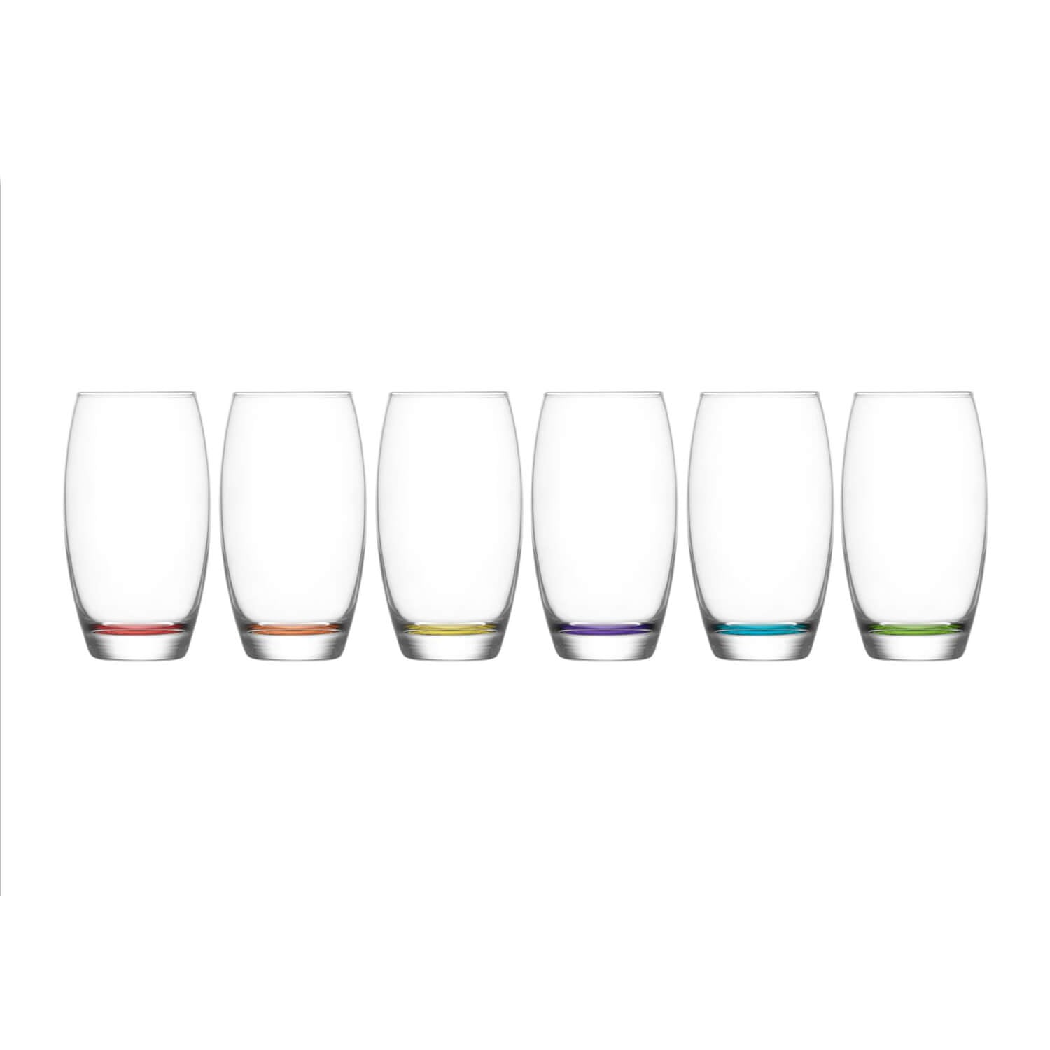 Killarney Crystal Jewel Collection - Set of 6 Highball Glasses 1 Shaws Department Stores