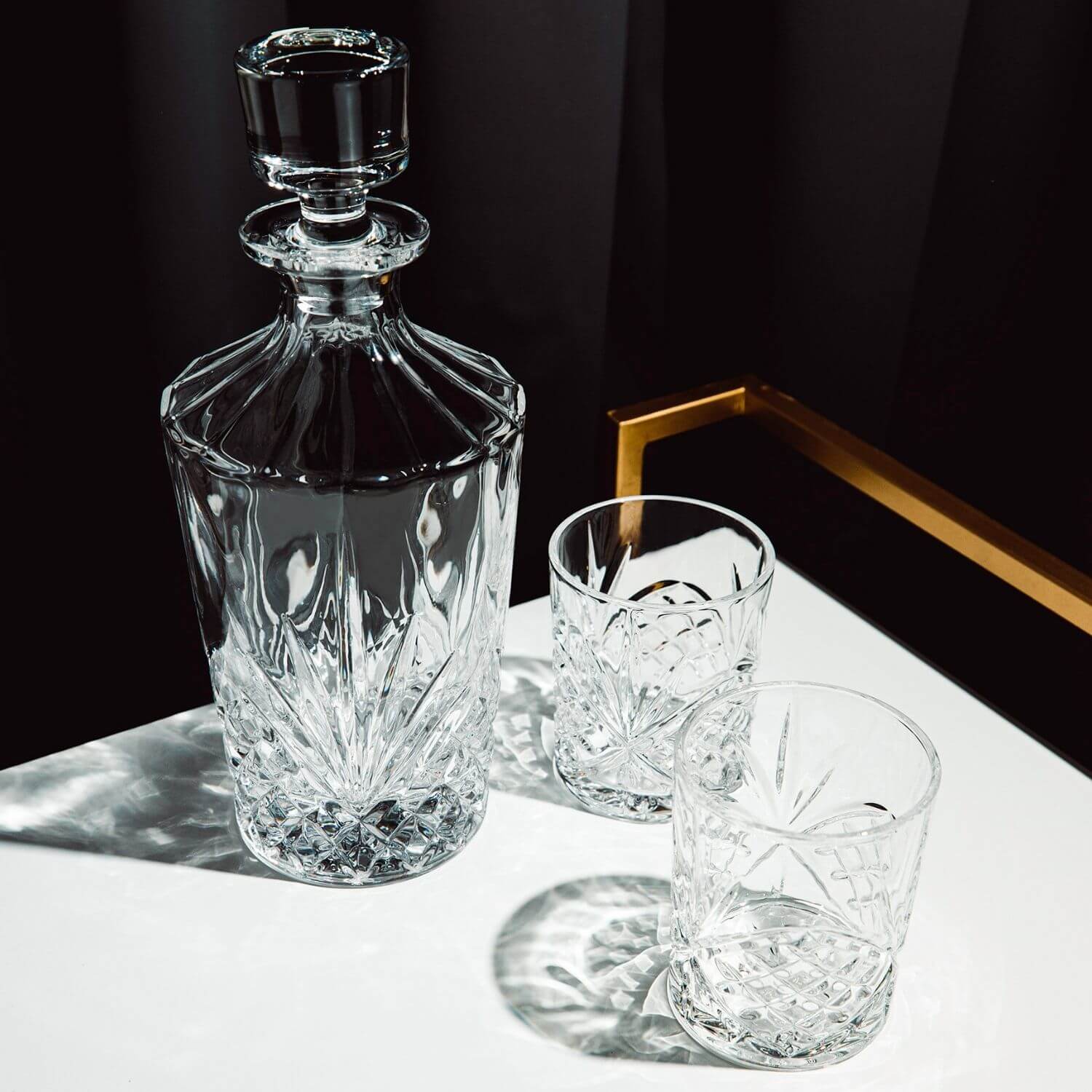 Killarney Crystal Trinity Decanter Set 1 Shaws Department Stores