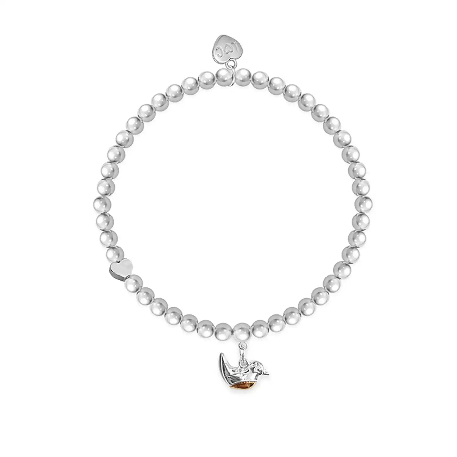 Life Charms Robins Appear Bracelet - Silver 1 Shaws Department Stores