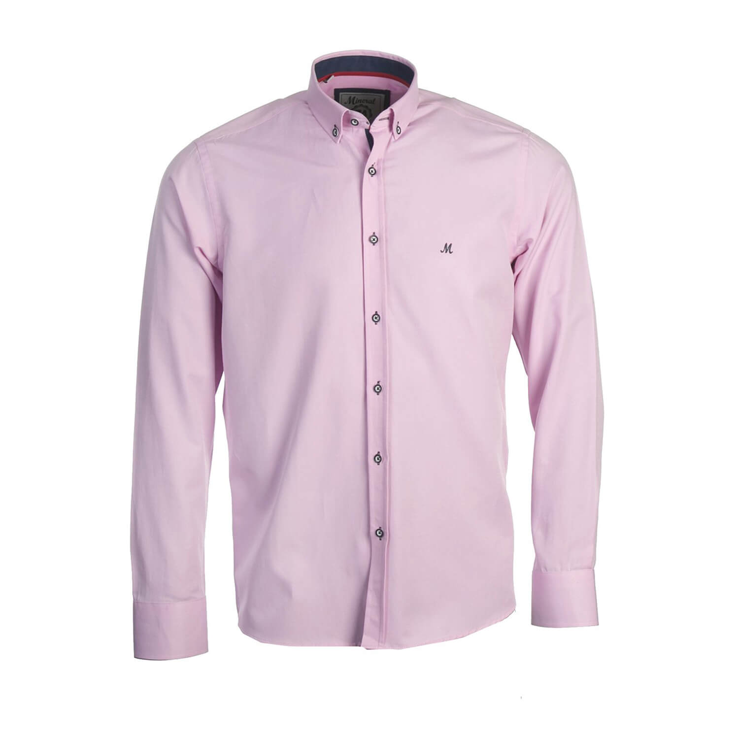 Mineral Lolland Long-sleeve Shirt - Pink 1 Shaws Department Stores