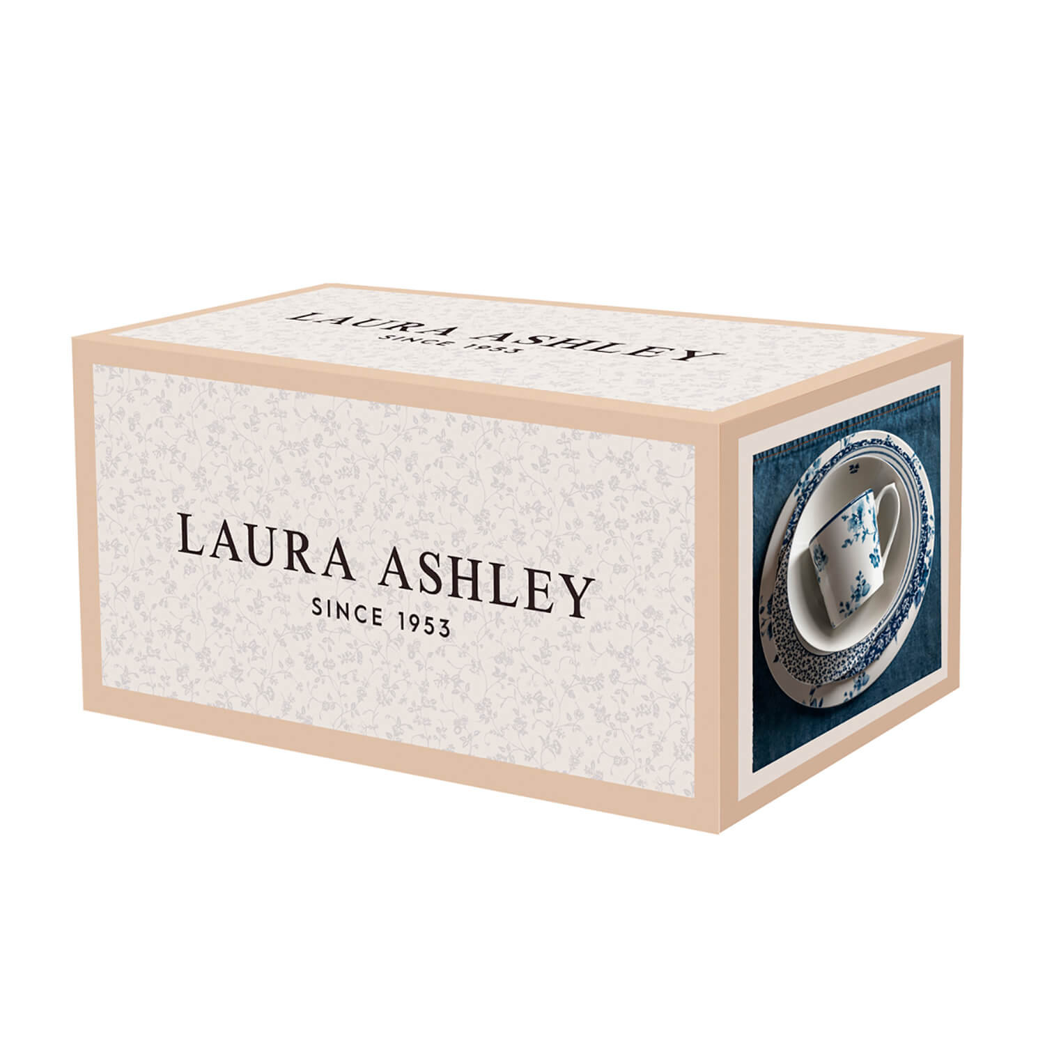 Laura Ashley Blueprint Collectables Milk Jug &amp; Sugar Jar 2 Shaws Department Stores