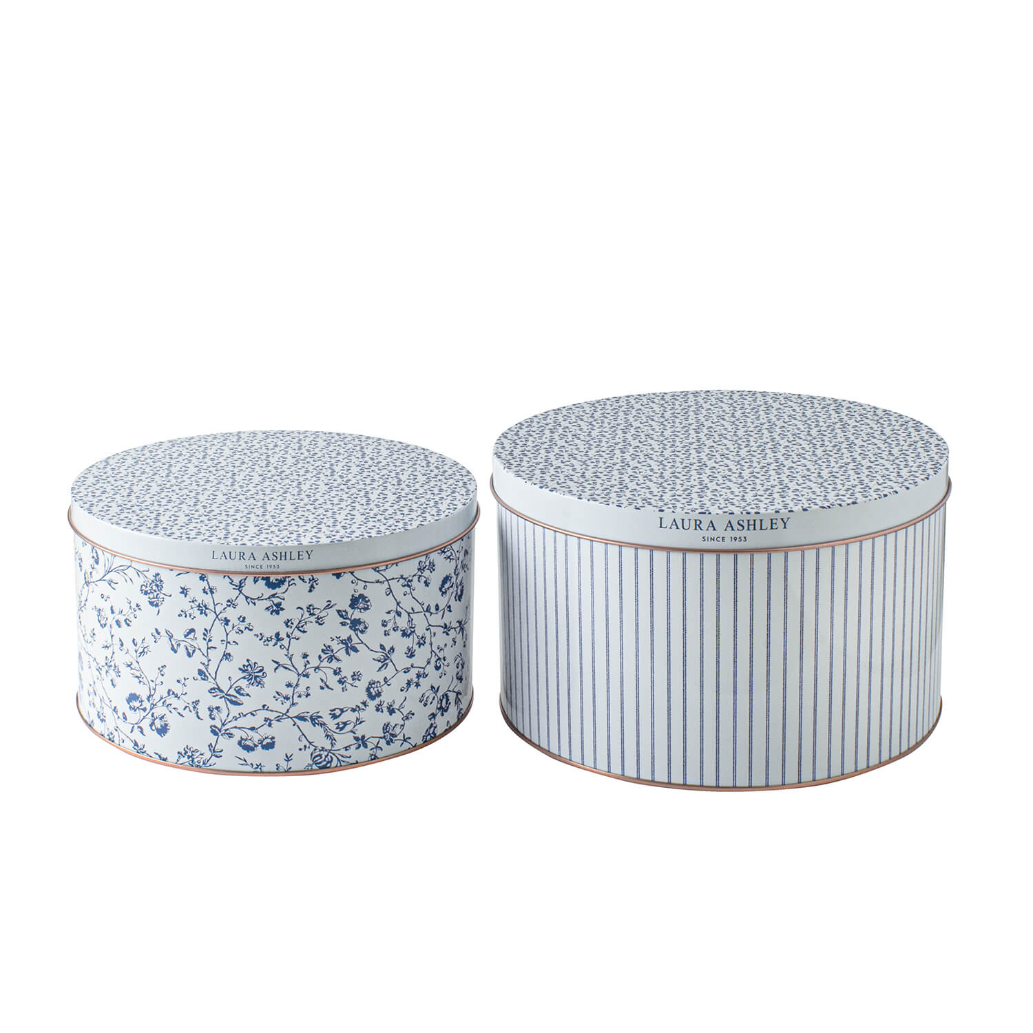 Laura Ashley Blueprint Collectables Set of 2 Tin Jars 1 Shaws Department Stores
