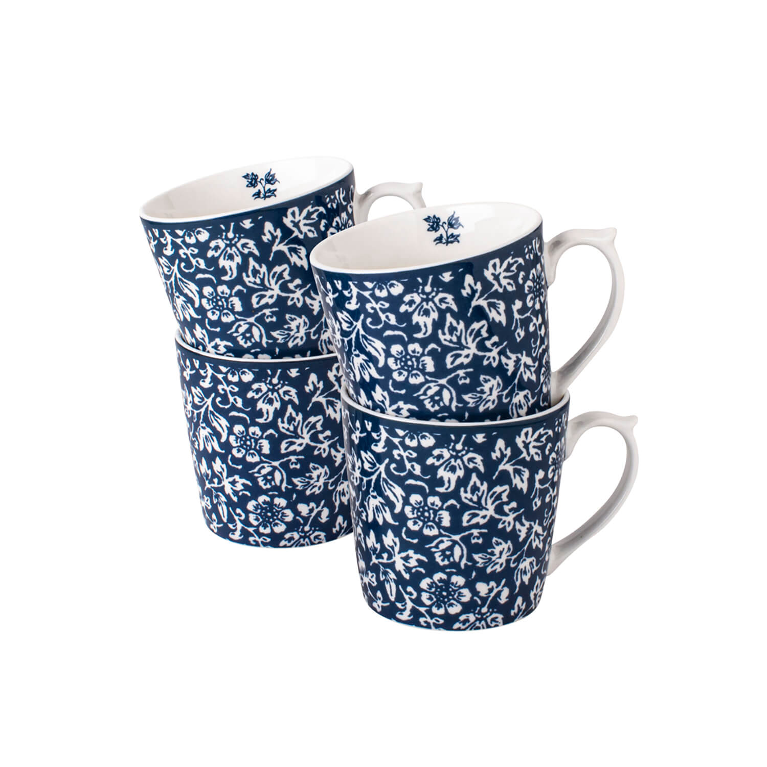 Laura Ashley Blueprint Collectables Set of 4 Mugs - 30cl 3 Shaws Department Stores