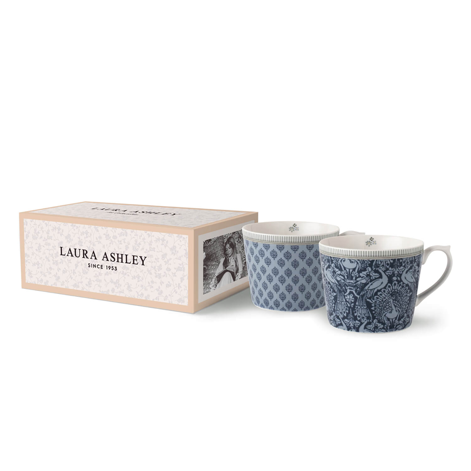 Laura Ashley Tea Collectables Set of 2 Mugs - 30cl 1 Shaws Department Stores