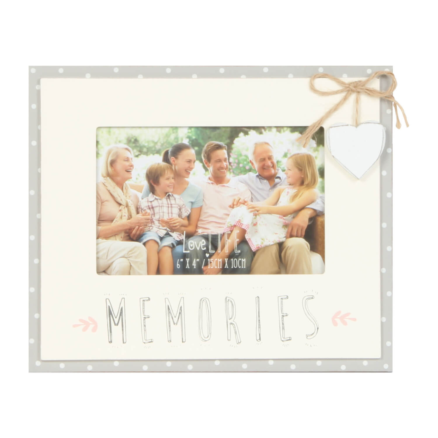 Love Life Memories Photo Frame 4&quot; x 6&quot; 1 Shaws Department Stores