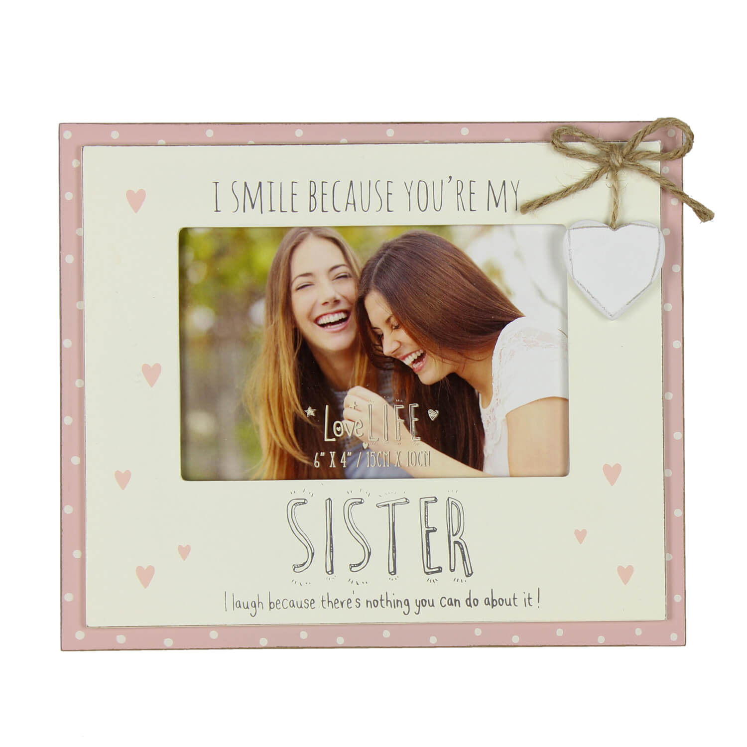 Love Life Sister Photo Frame 4&quot; x 6&quot; 1 Shaws Department Stores