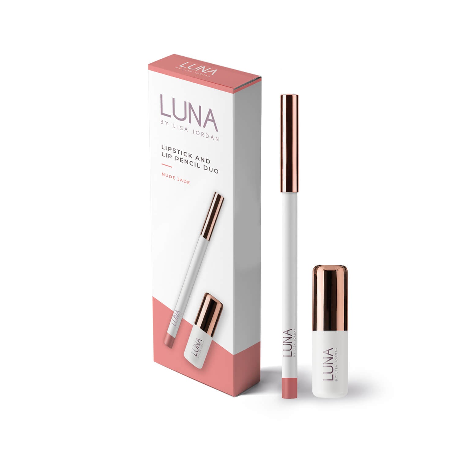 Luna By Lisa Nude Jade Lip Duo - Nude 1 Shaws Department Stores